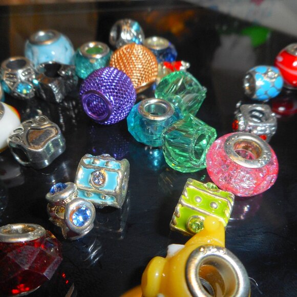 35 or more Euro Beads ... mystery box ... large hole beads - Picture 5 of 14